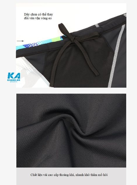 Quần bơi chuyên nghiệp nam Yingfa 9643 size cho người lớn và trẻ em