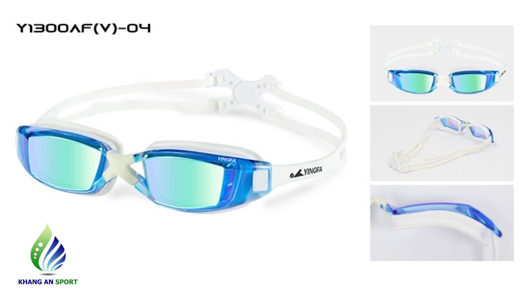 Kính bơi tráng gương Yingfa Y1300A chống UV - Mắt kính to góc nhìn rộng