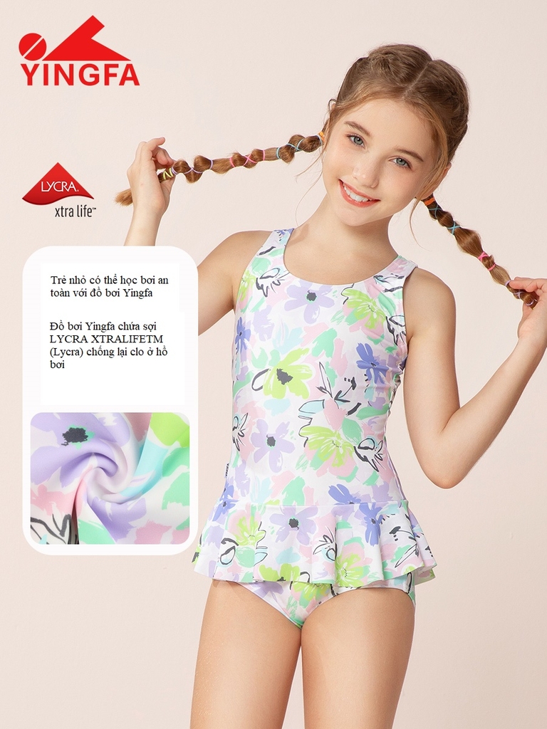 Bộ bơi trẻ em bé gái Yingfa 25U230