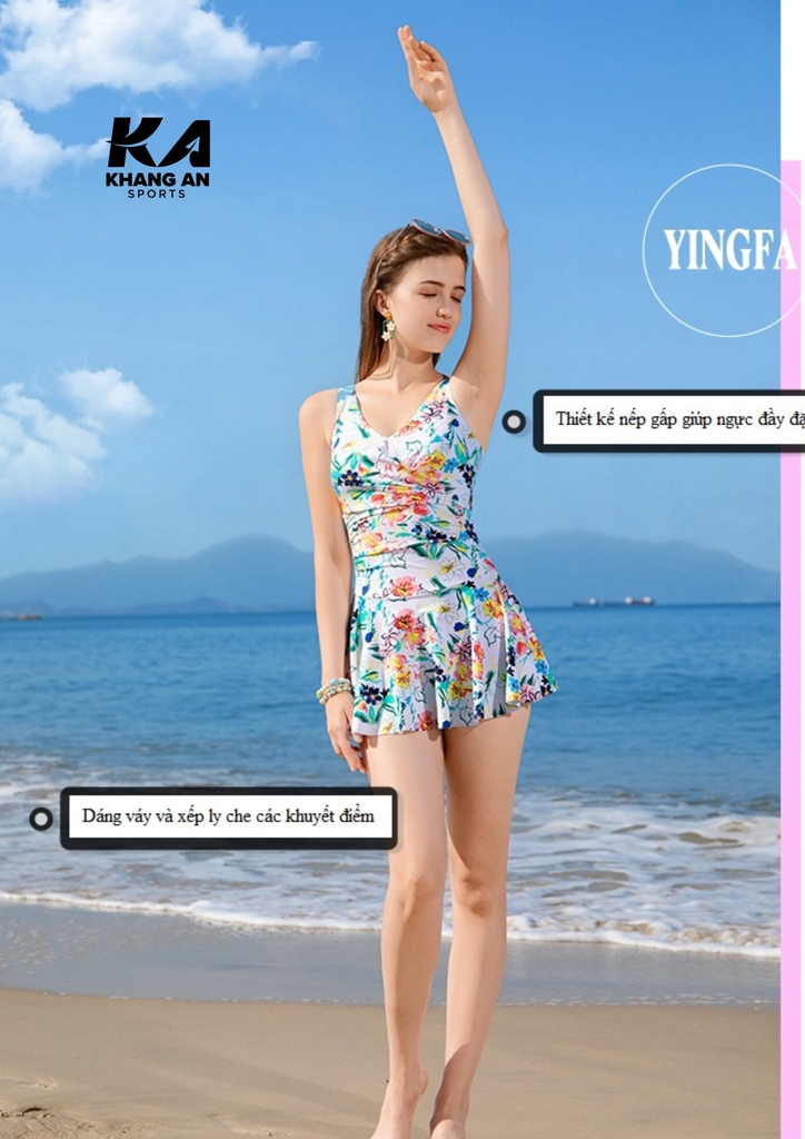Đồ bơi Thời trang Yingfa Y2307 (Có đệm ngực)