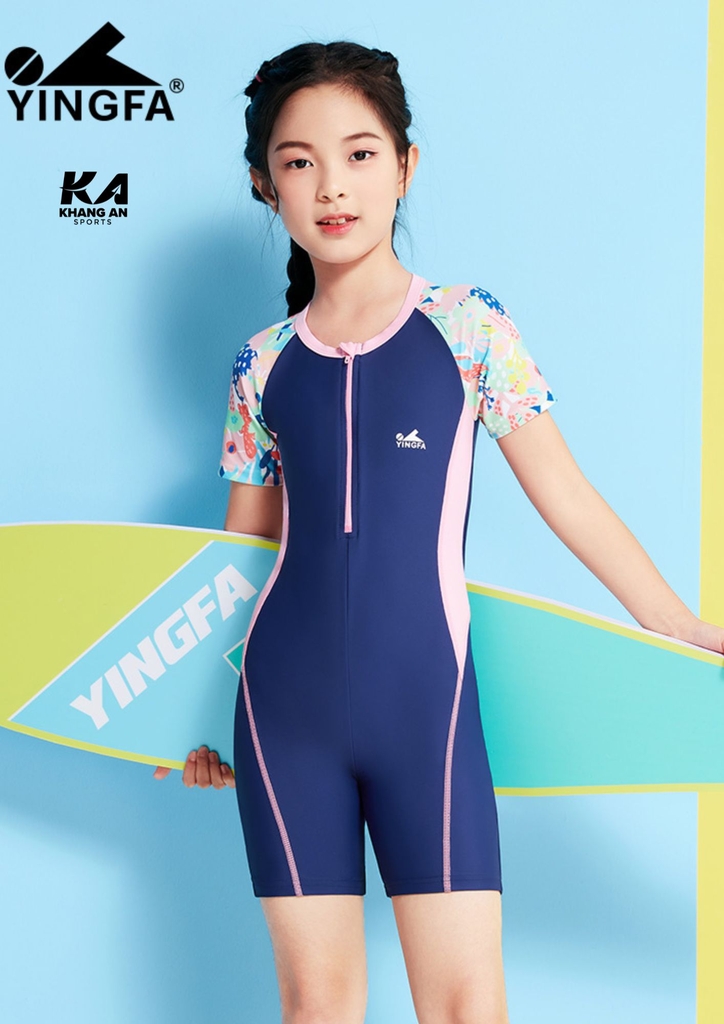 Áo bơi liền bé gái 20-40kg Yingfa Y0579
