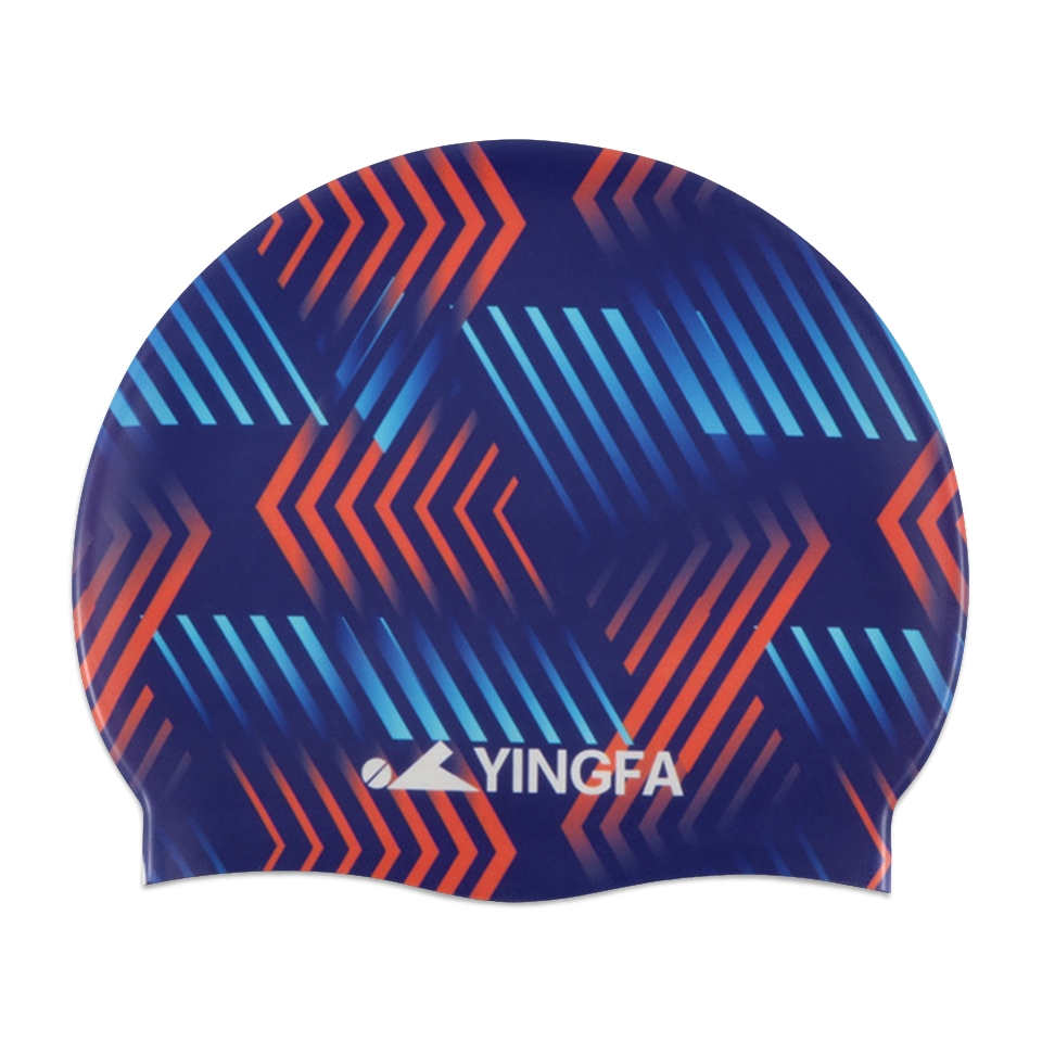 Mũ bơi cao su cao cấp in họa tiết Yingfa C0080 dành cho người lớn và trẻ em