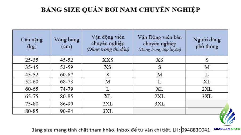 Quần bơi chuyên nghiệp nam tam giác YingFa 9639