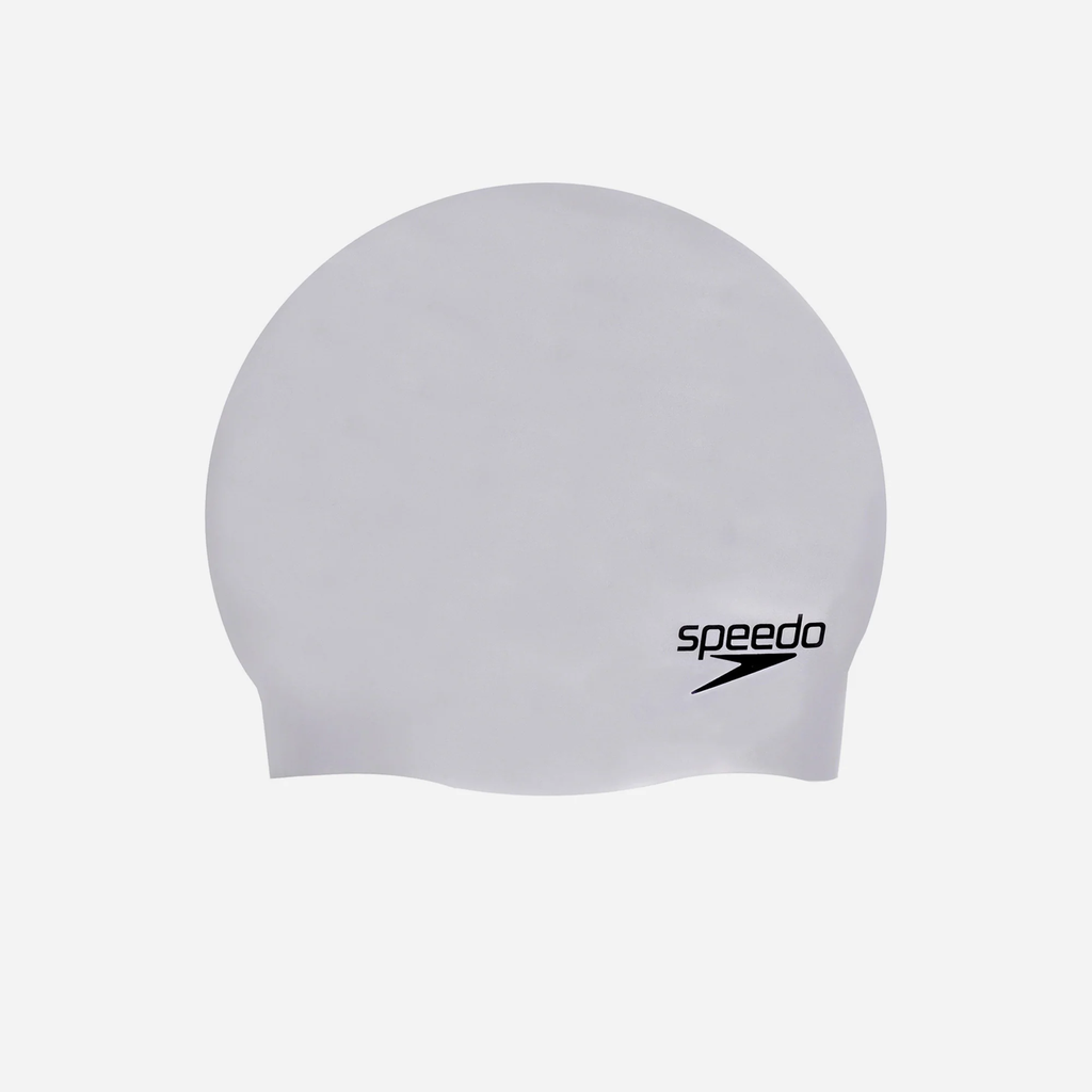 Mũ bơi Speedo 8-709849086 Plain Moulded Silicone Cap Grey