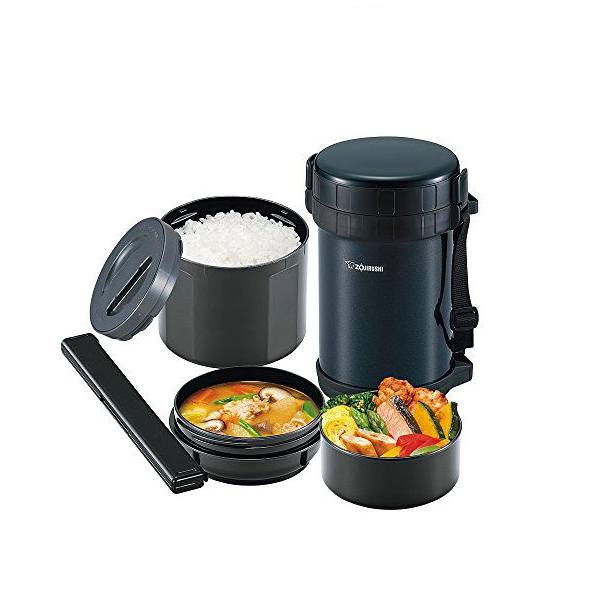 Hộp cơm giữ nhiệt 3 ngăn Zojirushi SL-XE20-AD dung tích 1,47L