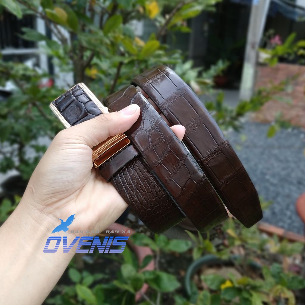 Thắt Lưng Nam Da Cá Sấu Thật TS104