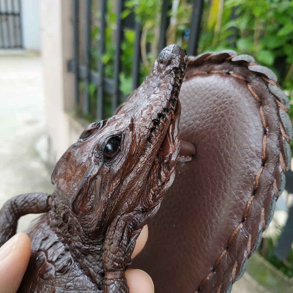 [HÀNG ĐỘC..] Dép kẹp nam đầu cá sấu nhỏ rất đẹp!