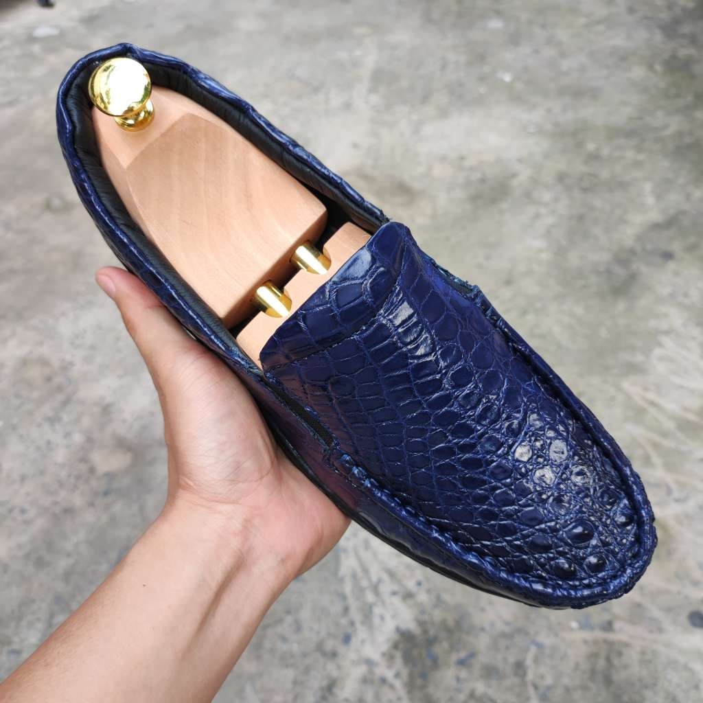 [HOT..] Giày Thời trang Cao cấp Da cá sấu. Có bo chun mang rất thoải mái!