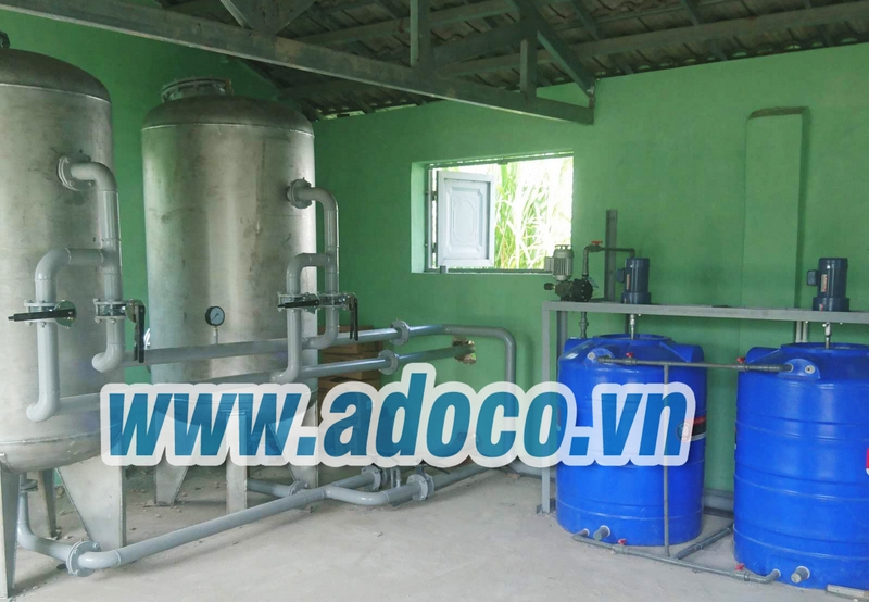 Hệ lọc nước Giếng Khoan 300m³/NĐ