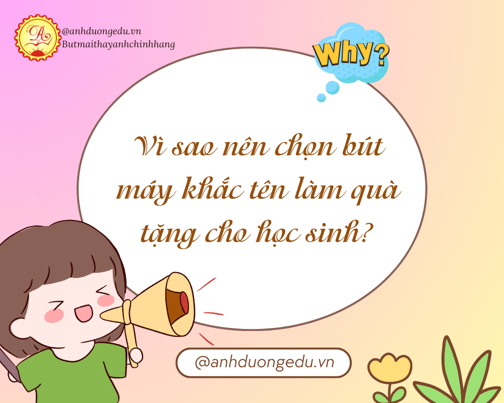 Vì sao nên chọn bút máy khắc tên làm quà tặng cho học sinh?