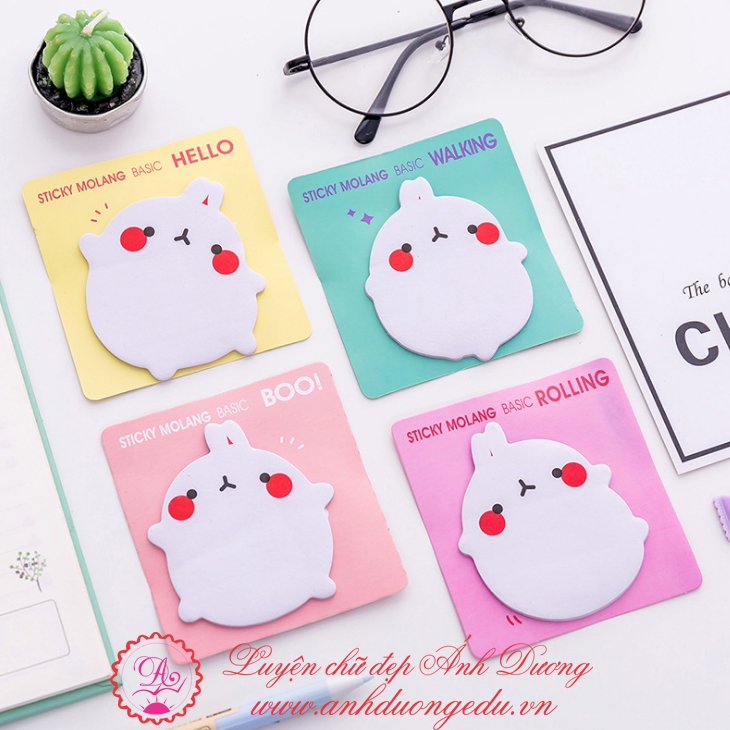 Giấy note sticky molang