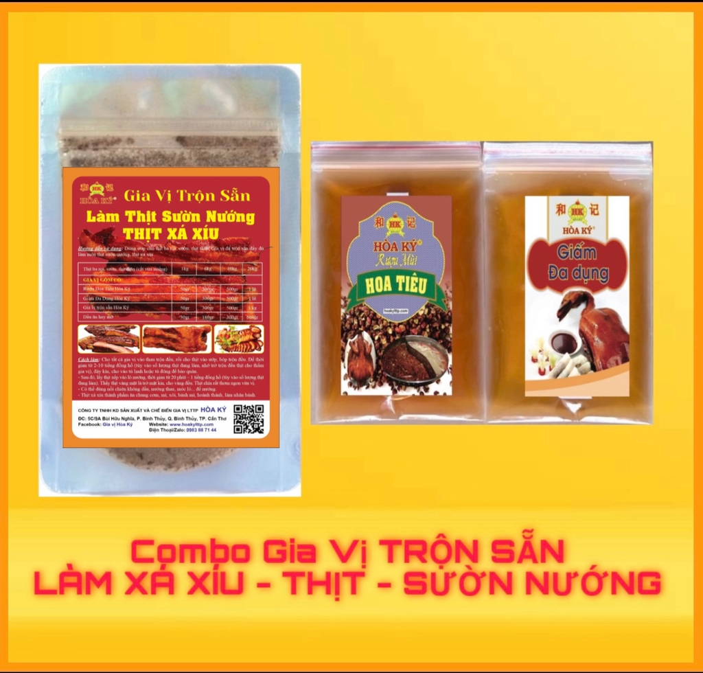 Gia Vị Trộn Sẵn Làm THỊT XÁ XÍU