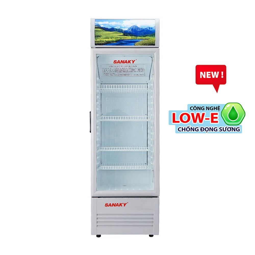 Tủ mát Sanaky VH-408KL (Tủ đứng, 1 cánh kính mở ,  400 Lít , chống đọng sương )