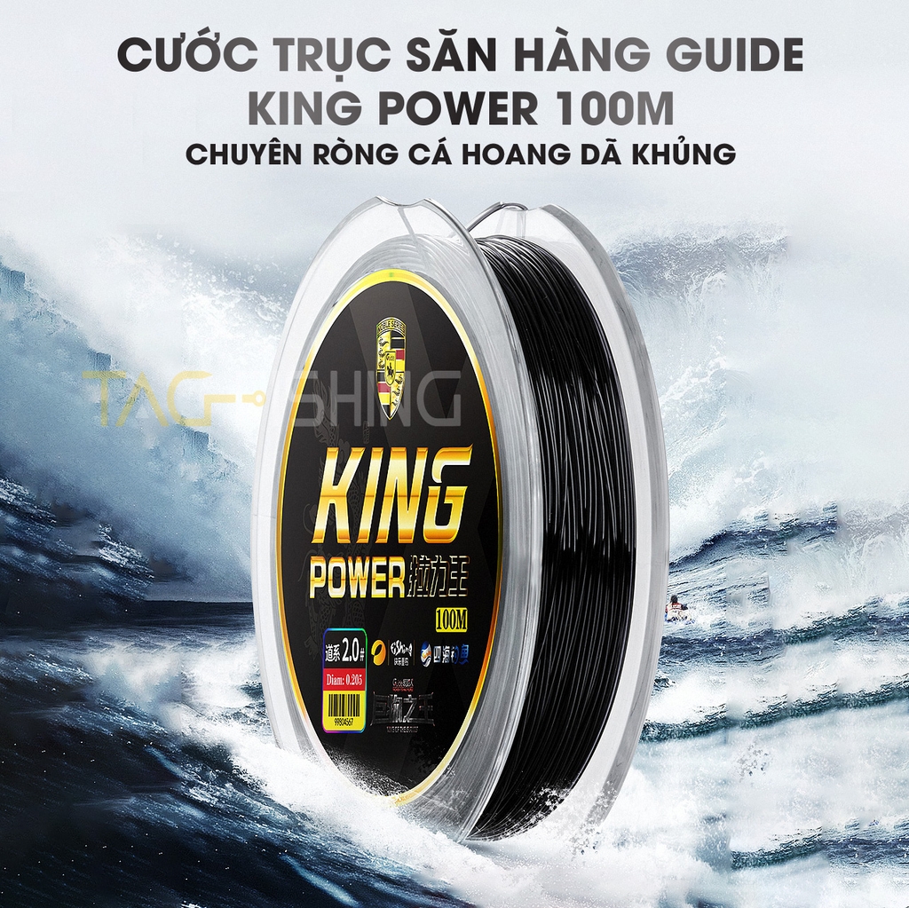 Cước Trục Săn Hàng Guide KING POWER 100m