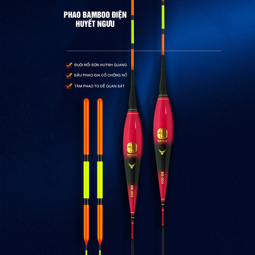 Phao Nano Bamboo Săn Hàng Điện Huyết Ngưu BB-004