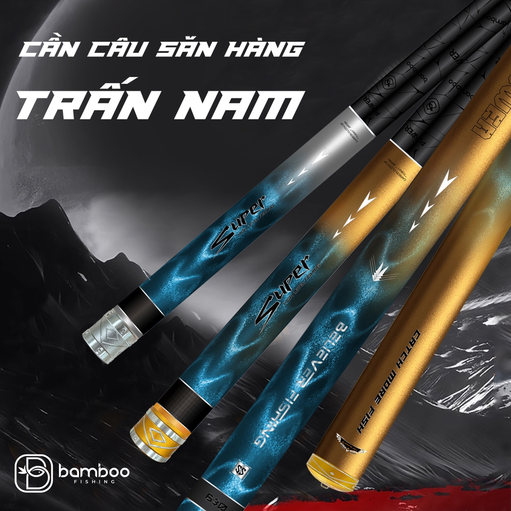 Cần tay Bamboo Trấn Nam Săn Hàng ( Bản Cứng SS )