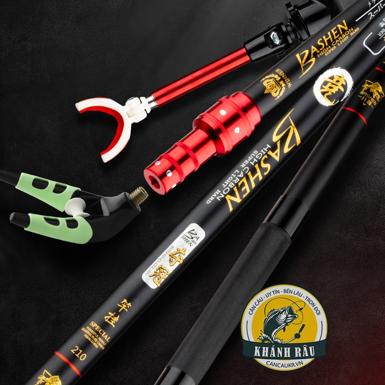 Gác Cần Carbon Guide Bashen ( Gác Phụ + Ngoe Đỡ )