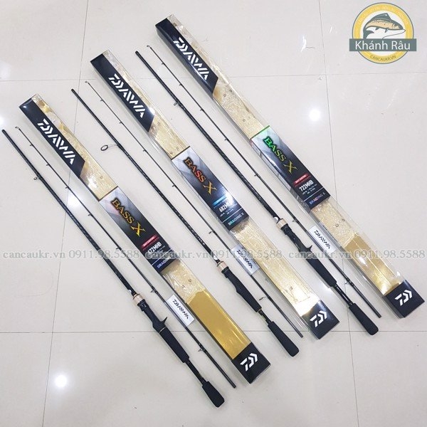 Cần Lure Daiwa BASS X 662MB.Y - 672MHB.Y - 682MLS.Y - 722MHB.Y