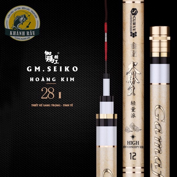 Cần tay GAMA-SEIKO Hoàng Kim 4H