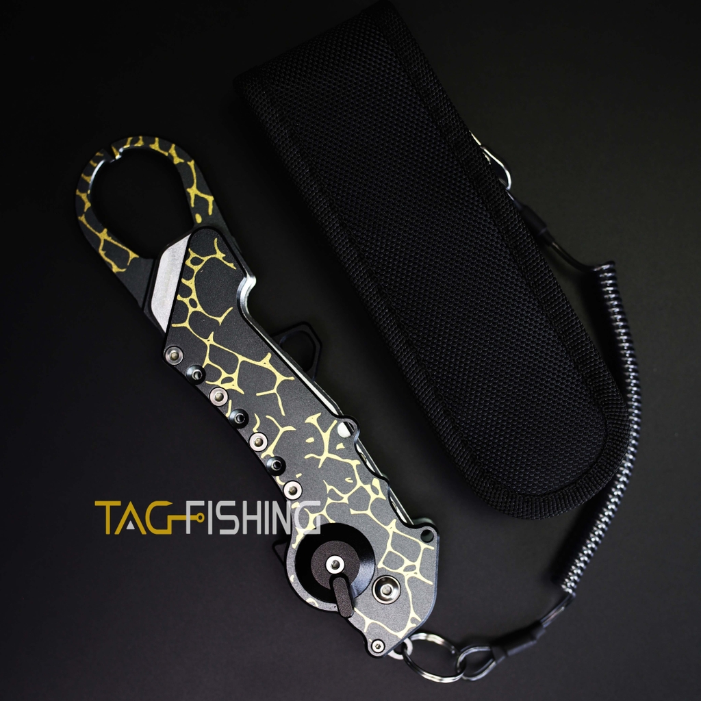 Kìm Kẹp Cá Gấp Huỳnh Quang Vàng Lure Strar