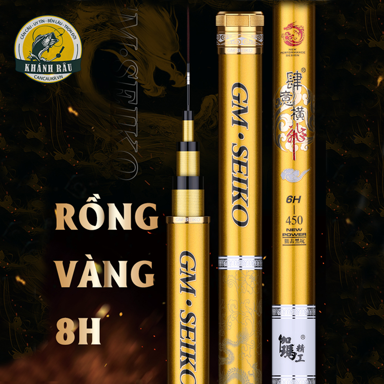 Cần tay GAMA-SEIKO Rồng Vàng 8H
