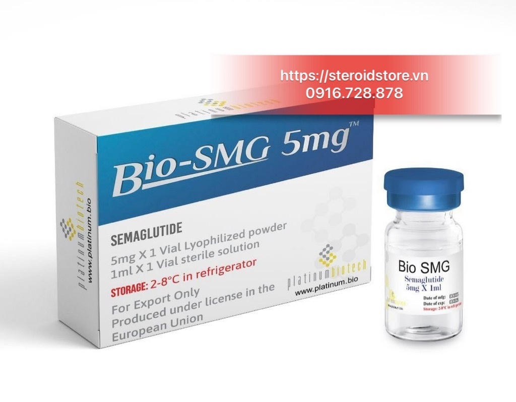 BIO SMG - Semaglutide 5mg - Hãng Platinum Biotech