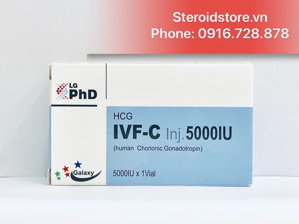 IVF-C Inj 5000IU - HCG  Chính hãng LG - Hộp 1 ống