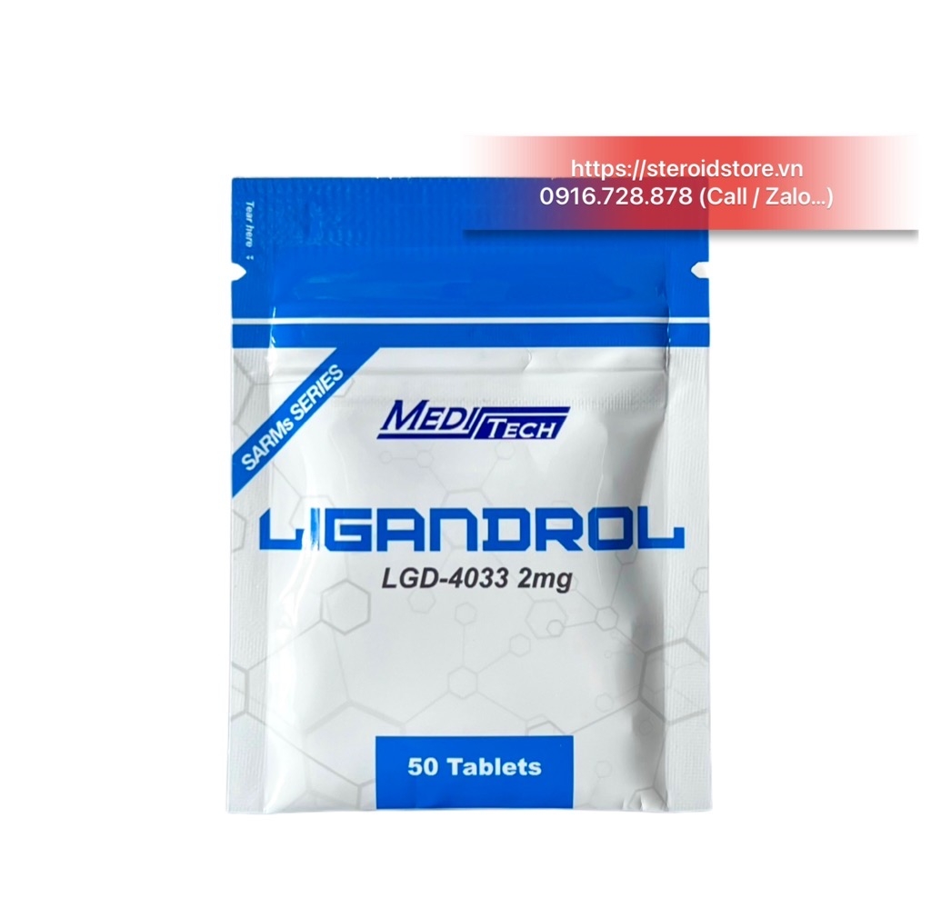 Ligandrol (LGD-4033 2mg) -SARMs - Chính hãng Meditech - Túi 50 viên