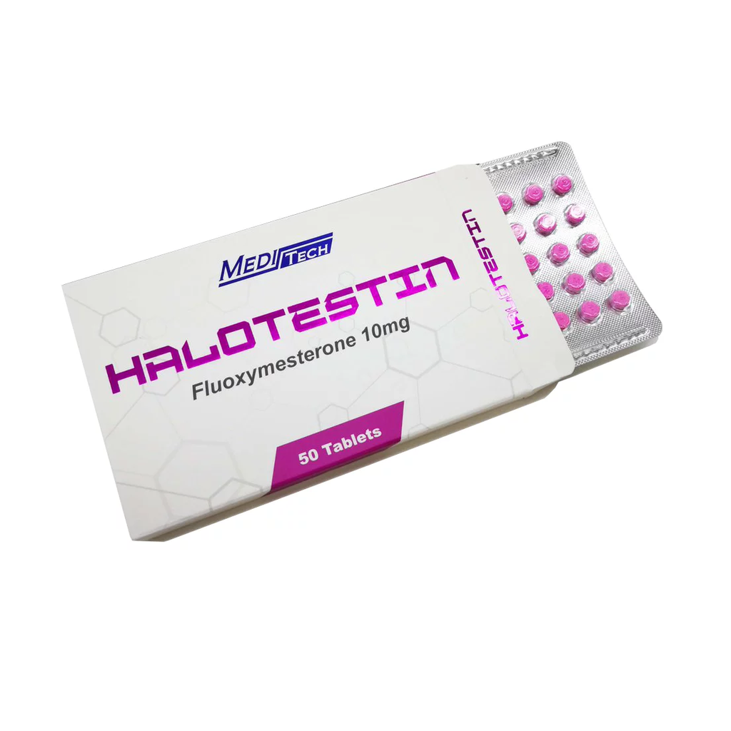 Halotestin 10mg ( Fluoxymesterone) - Hãng MEDITECH Hộp 50 Viên - Tăng sức mạnh, Nâng cao hiệu suất tập