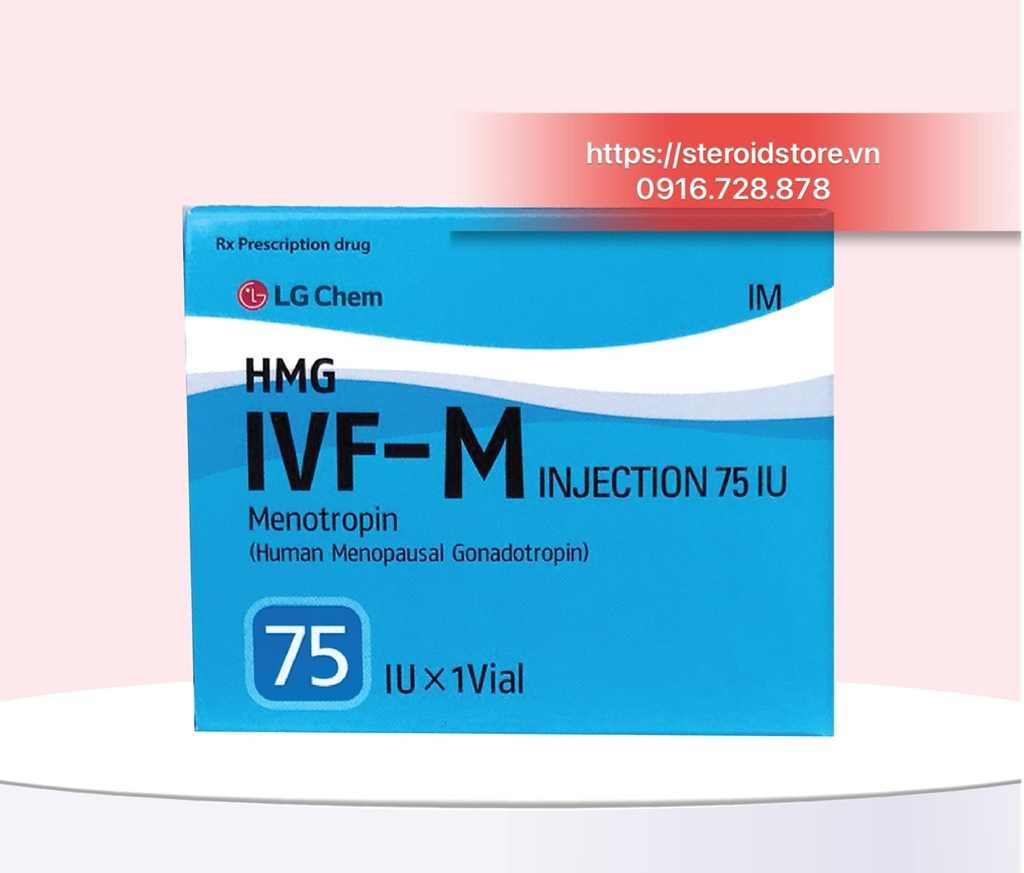 HMG 75IU - IVF M 75IU - Chính Hãng LG (Hàn Quốc) - Hộp 1 Lọ