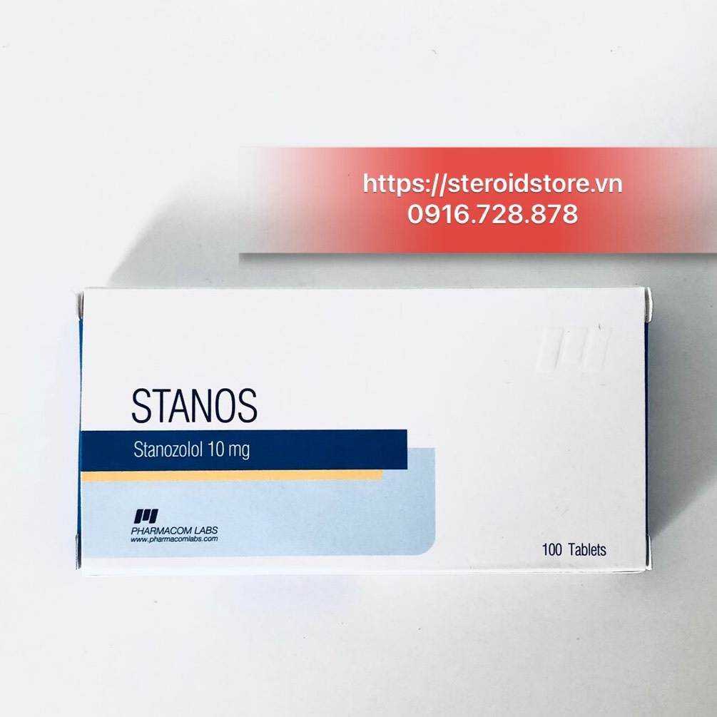Stanos (Stanozolol 10mg) - Hãng Pharmacom Labs - Hộp 100 viên