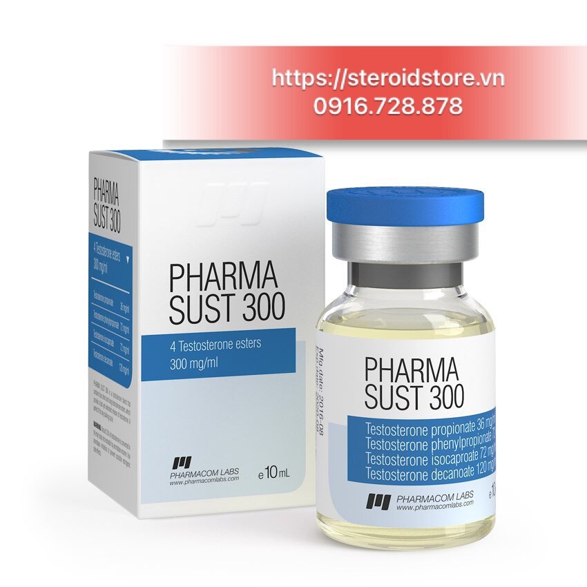 Pharma Sust 300 (Testosterone Esters 300mg/ml) -PharmacomLabs -Lọ 10ml