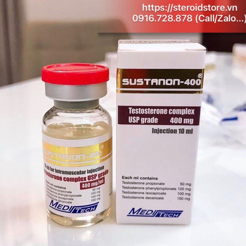 Sustanon 400  ( Testosterone complex 400mg  ) - Hãng Meditech - Lọ 10ml