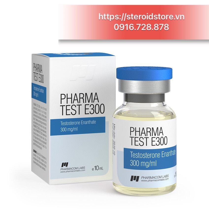 Pharma Test  E300 (Testosterone Enanthate 300mg/ml) -Pharmacom-Lọ 10ml