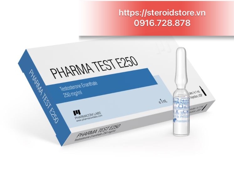 Pharma Test E250 (Testosterone Enanthate 250)- Pharmacom Labs -10x 1ml