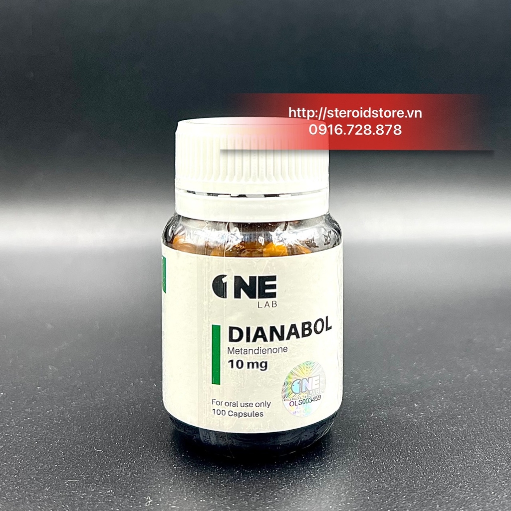 DIANABOL - DBOL (METHANDIENONE) - Hãng ONE LAB -  Lọ 100 viên