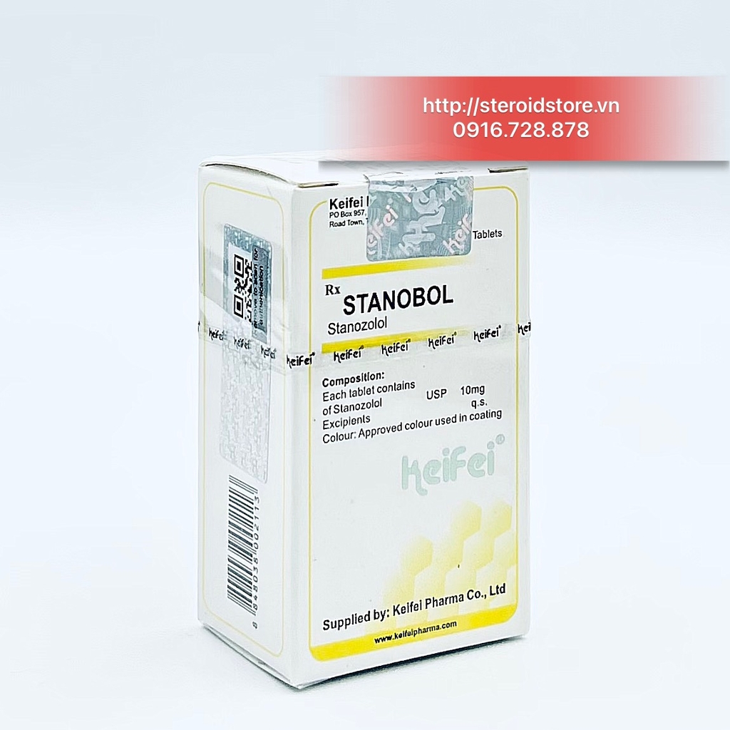 Stanobol ( Stanozolol 10mg) - Stano Keifei - Hộp 100 Viên