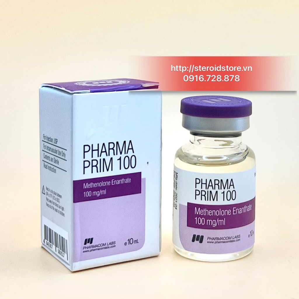 Pharma Prim 100 ( Methenolone Enanthate 100mg/ml) - Hãng Pharmacom Labs - Lọ 10ml