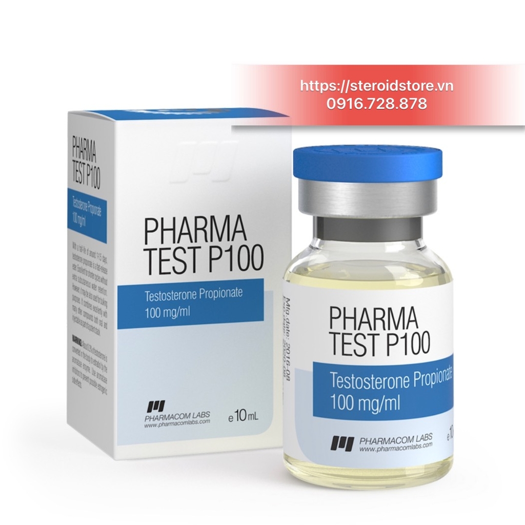 Test P100 (Testosterone Propionate 100mg/ml) - Hãng Pharmacom Lọ 10ml