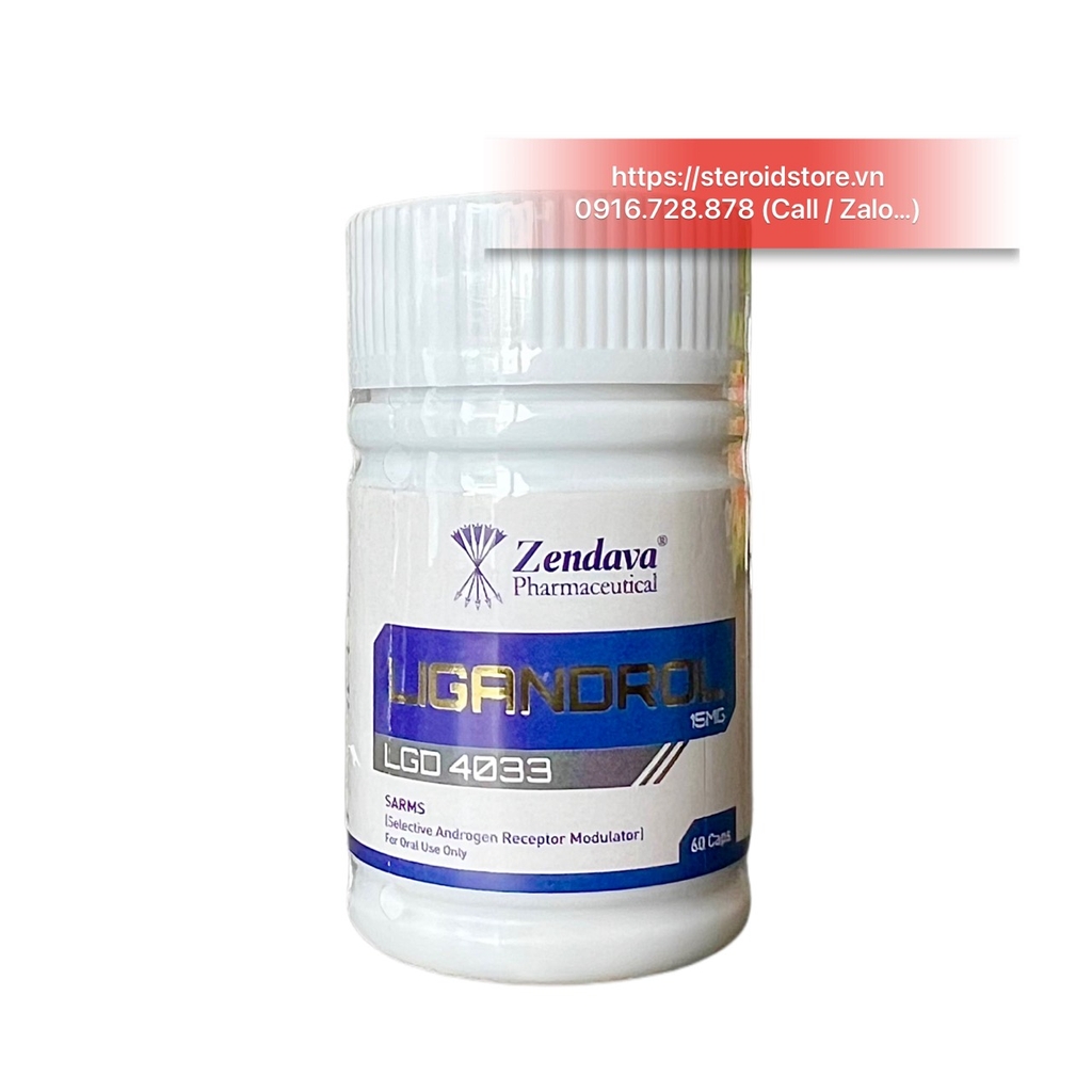 Ligandrol ( LGD-4033 7.5mg) SARMs Chính hãng Zendava - Lọ 60 viên