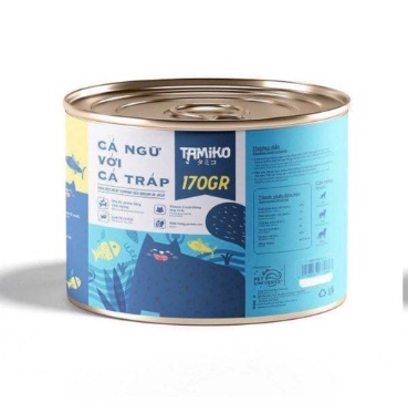 Pate Tamiko cá ngừ và cá tráp 170g