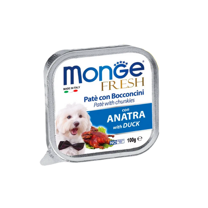 Pate chó MONGE - Duck - 100g