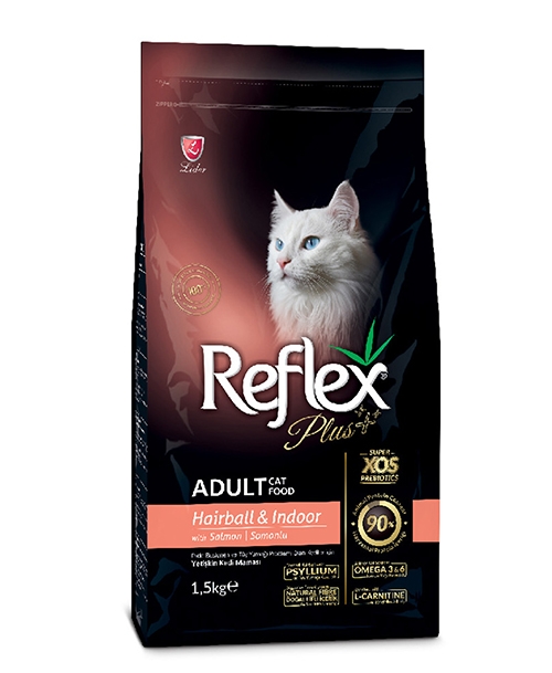 Reflex Plus Adult Cat Food Hairball Salmon