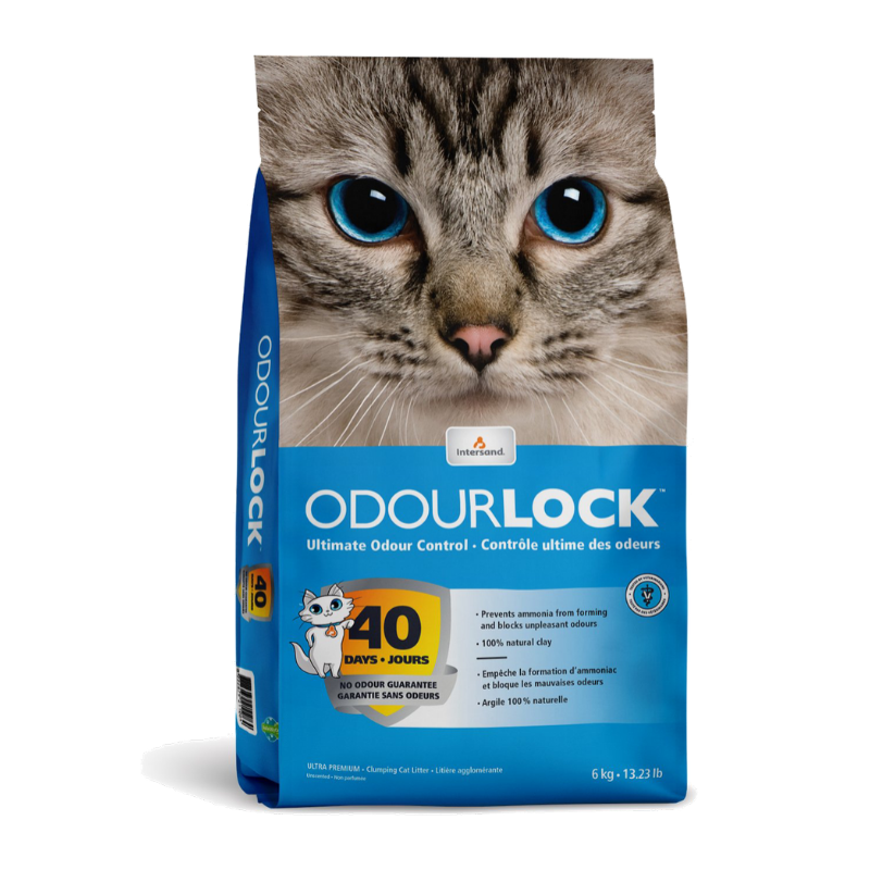 Cát mèo Intersand - Odour Lock Ultra Premium - Unscented - 6kg