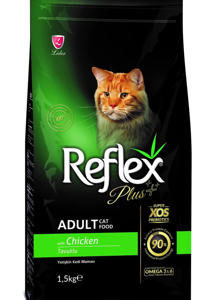 Reflex Plus Adult Cat Food Chicken 1,5kg