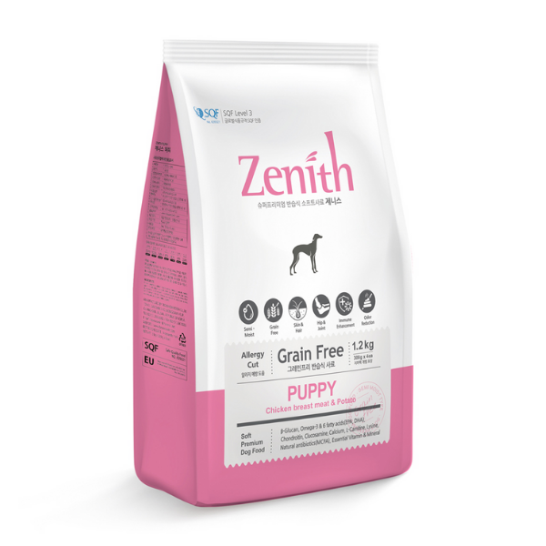 Thức ăn hạt mềm Zenith - Puppy 3kg