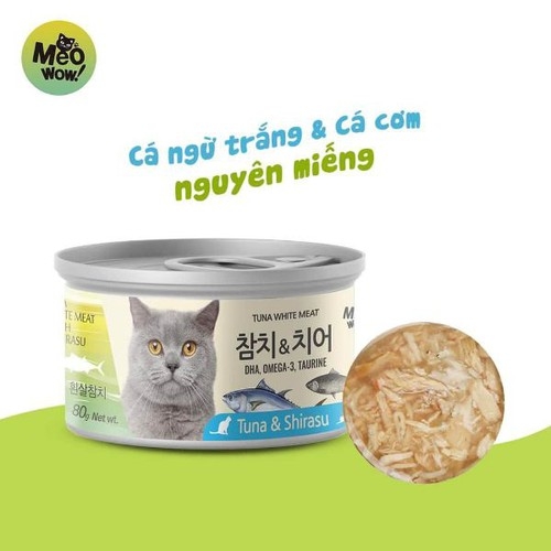 Pate Meowow Cá ngừ và cá cơm 80gr