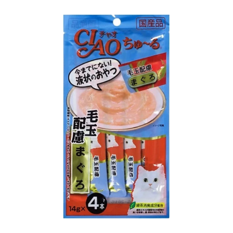 Sốt mèo CIAO CHURU - Tuna with Fiber  - 14g*4