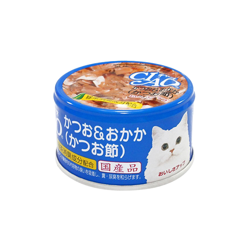 Pate mèo CIAO - White meat tuna with Dried Bonito - 85g
