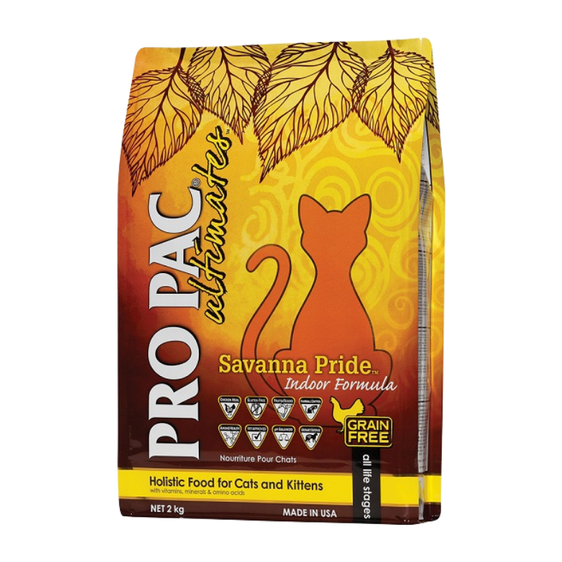 Thức ăn hạt cho mèo PROPAC - Savana Pride Indoor Formula - 2kg